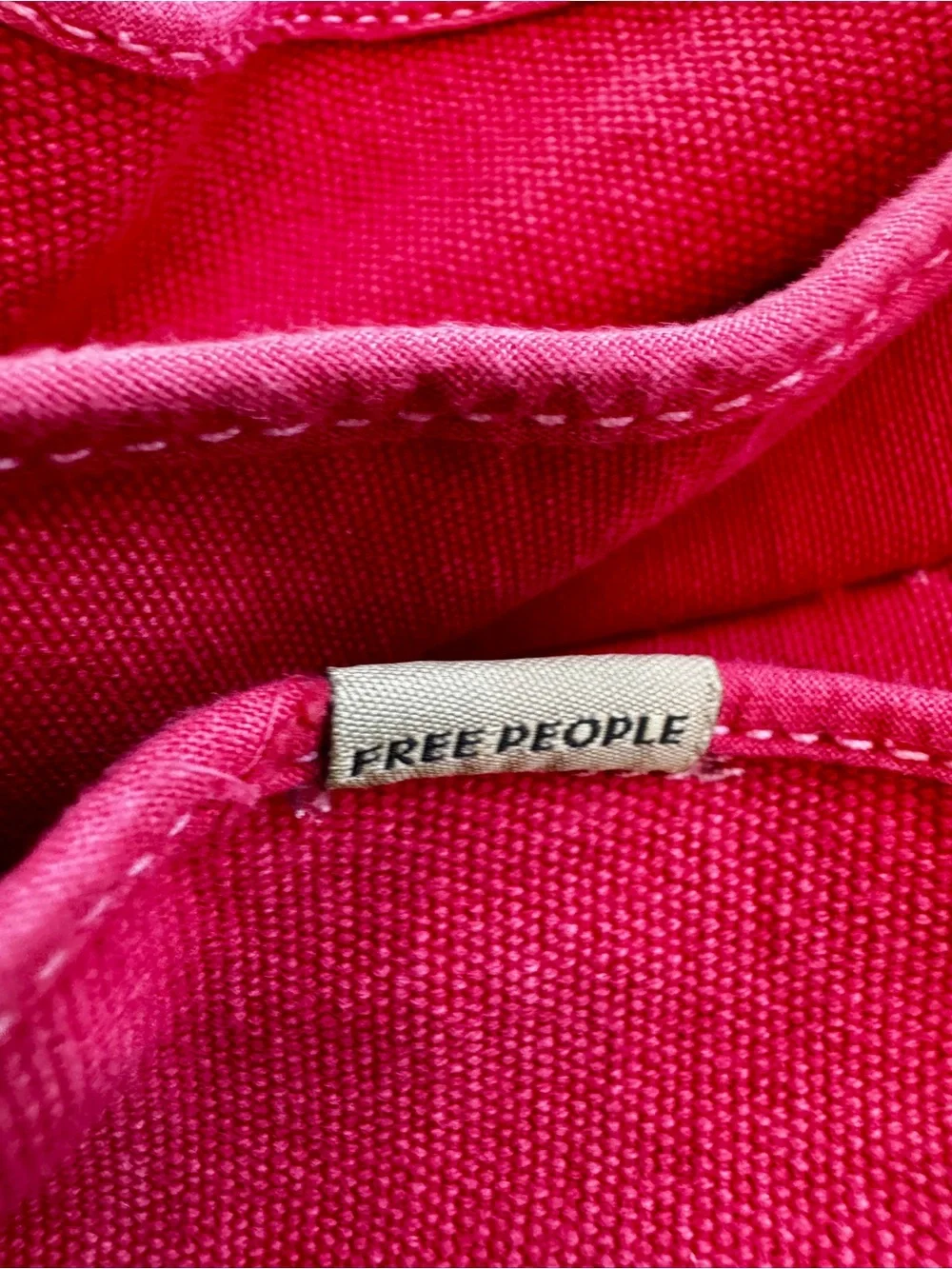 Free People handmade red